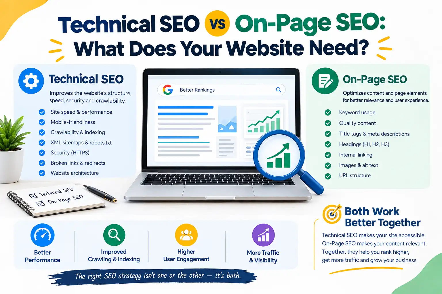 Technical SEO vs On-Page SEO: What Does Your Website Need?